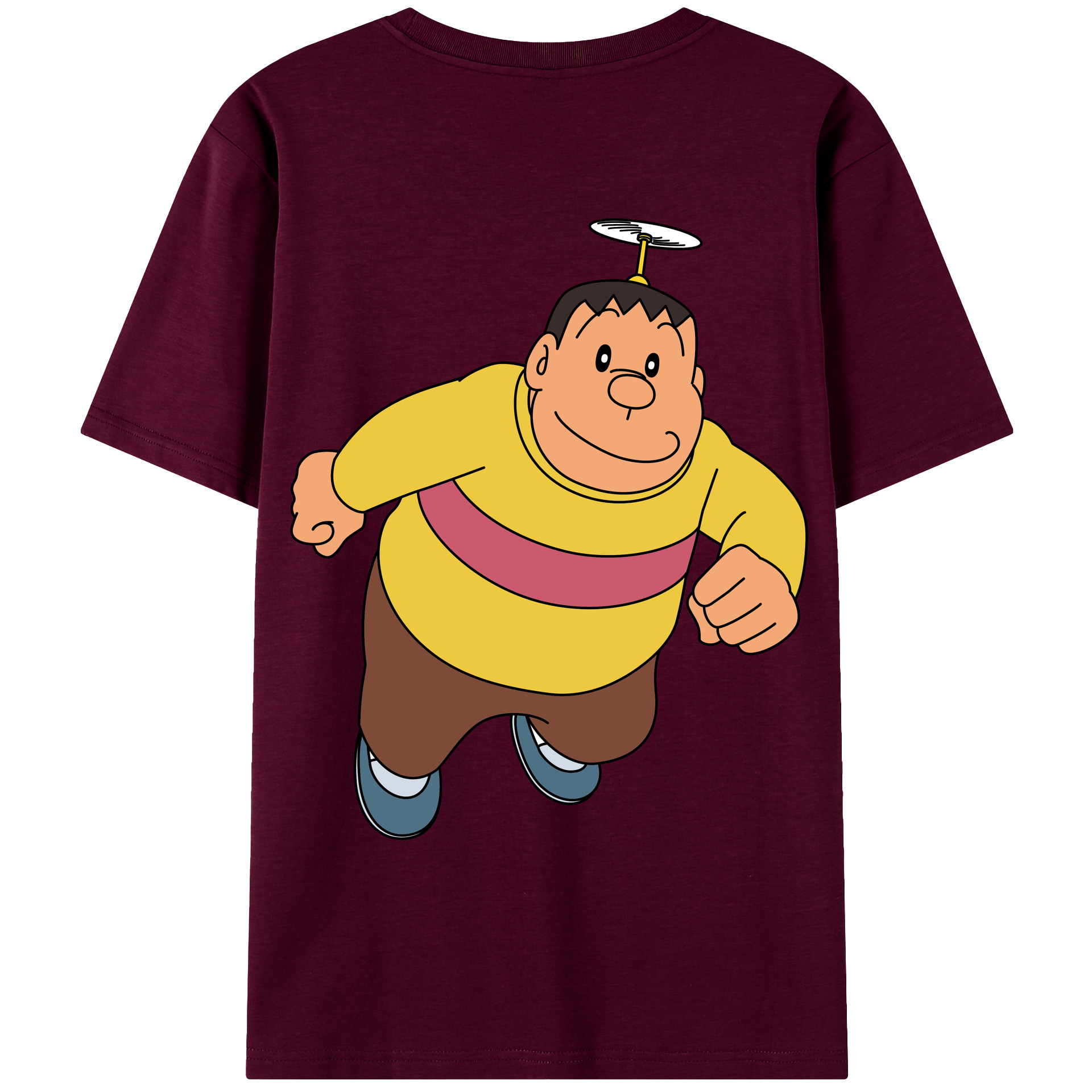 （画像用） ドラえもん 剛田武 Doraemon Gouta Takeshi レディース半袖Tシャツ(バックプリント)